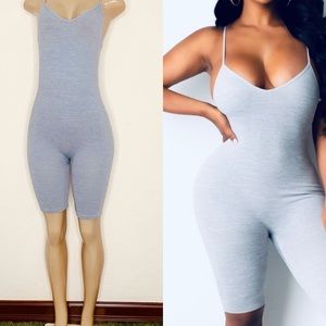 SOLD OUT!! Working That Romper [Grey]